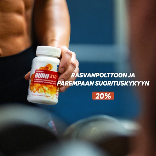 BURN 20 %